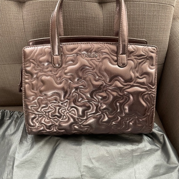 Tous capitone rose gold bag - Picture 4 of 11